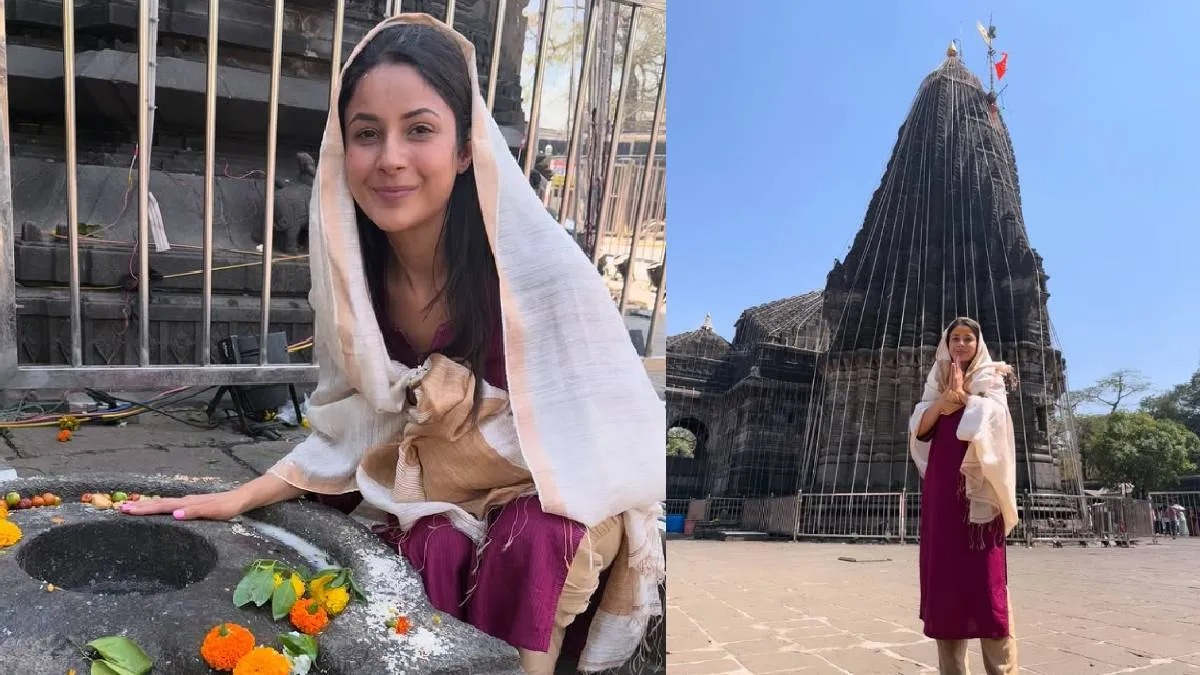 शहनाज गिल ने महाशिवरात्रि पर किया त्र्यंबकेश्वर ज्योतिर्लिंग दर्शन, फैंस के साथ साझा की झलकियां