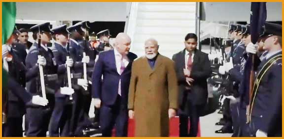 तीन देशों के दौरे के अंतिम चरण में न्यूजीलैंड पहुंचे प्रधानमंत्री मोदी