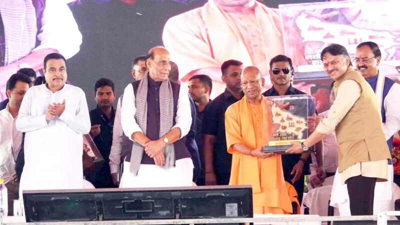 राष्ट्रीय राजमार्ग परियोजनाओं के लोकार्पण समारोह में शामिल हुए डॉ. राजेश्वर सिंह, बोले- लखनऊ–कानपुर एक्सप्रेस-वे सरोजनीनगर के विकास का नया द्वार