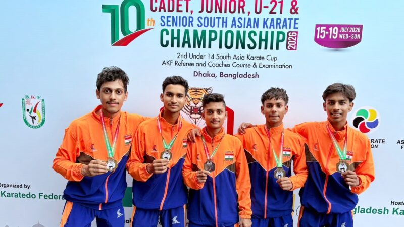 दक्षिण एशियाई कराटे चैंपियनशिप में लखनऊ का दम, टीम काता में स्वर्ण समेत जीते रजत और कांस्य पदक