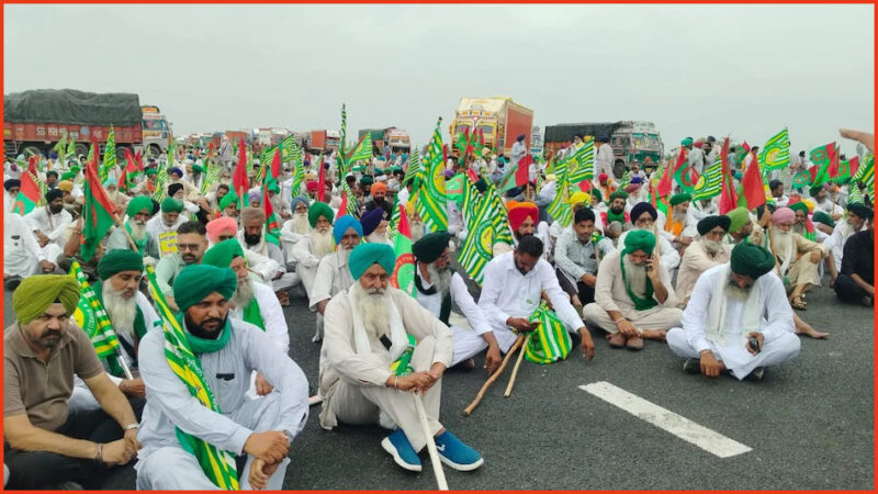 दिल्ली कूच पर किसानों को बॉर्डर पर रोका गया, पंजाब-हरियाणा सीमाओं पर सख्त नाकेबंदी; बोले- टकराव नहीं, सिर्फ संवाद चाहते हैं