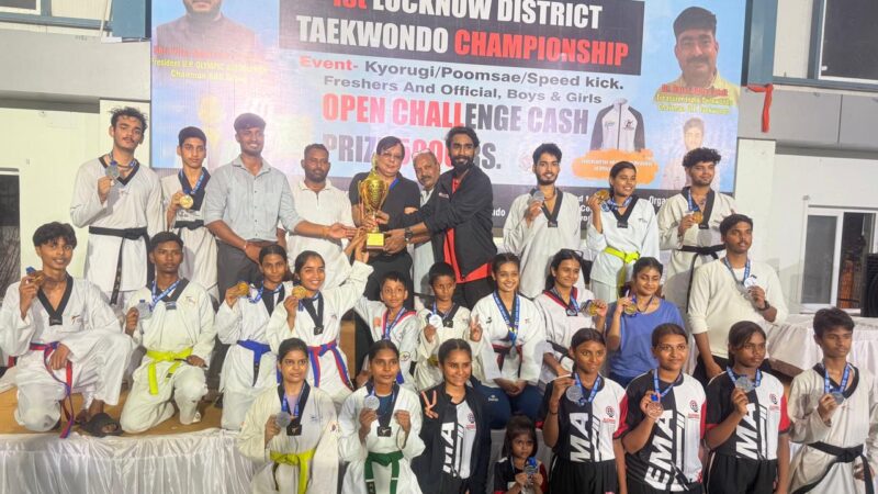 एलिमेंट ताइक्वांडो अकादमी बनी ओवरऑल चैंपियन, 35 स्वर्ण सहित 93 पदकों पर कब्जा प्रथम लखनऊ