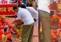 संसद में राम मंदिर चढ़ावा विवाद पर अनोखा प्रदर्शन, संत बनकर पहुंचे पप्पू यादव