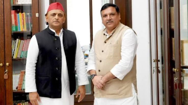 यूपी चुनाव में AAP-सपा का होगा गठबंधन? संजय सिंह ने की अखिलेश यादव से मुलाकात
