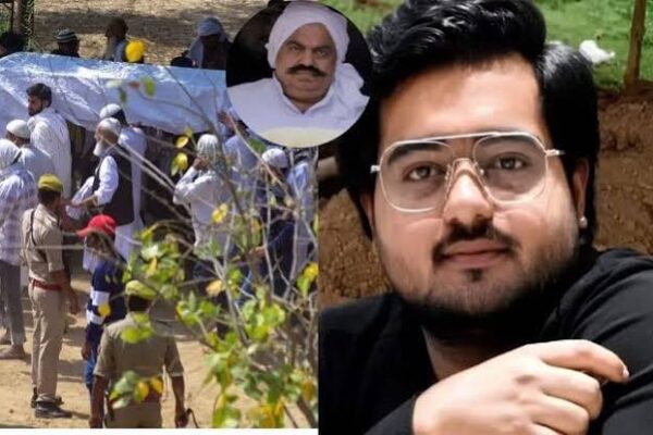 चार साल बाद प्रयागराज पहुंचे अली अहमद, पिता अतीक और भाई अबान की कब्र पर हुए भावुक