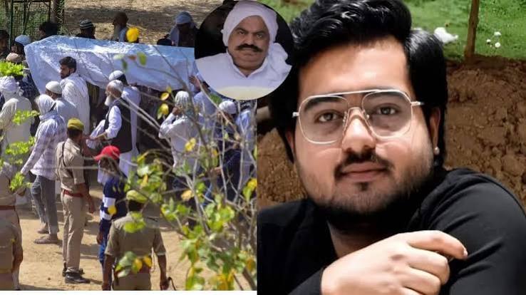 चार साल बाद प्रयागराज पहुंचे अली अहमद, पिता अतीक और भाई अबान की कब्र पर हुए भावुक
