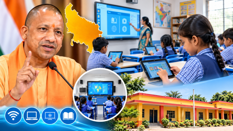 योगी सरकार ने लिया बड़ा फैसला, 14,429 प्राथमिक विद्यालयों में मिलेंगी आधुनिक डिजिटल सुविधाएं