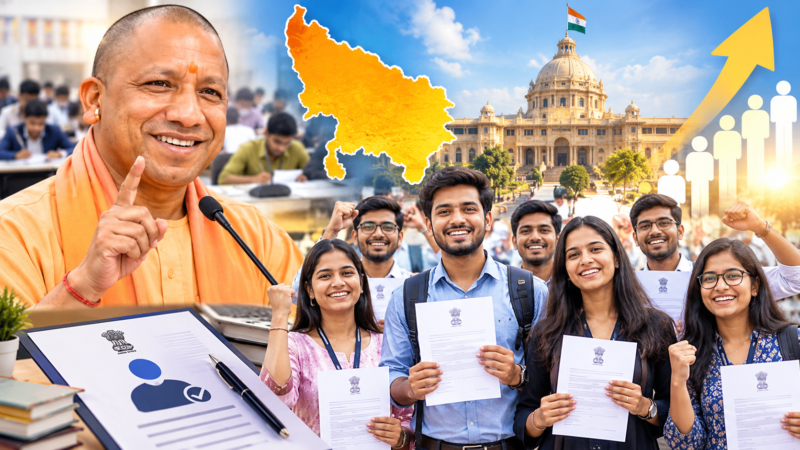योगी सरकार का जॉब कैलेंडर ऑन! 4 दिन में 5,297 युवाओं को मिली सरकारी नौकरी