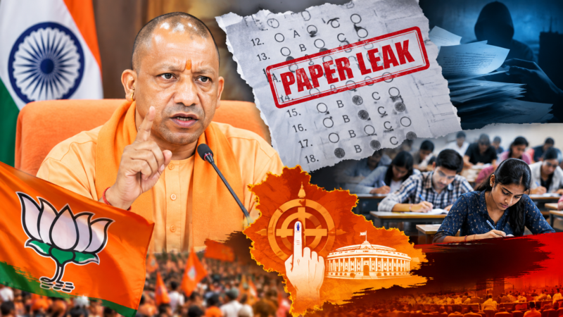 पेपर लीक पर योगी सरकार का सख्त रुख, 2027 चुनाव से पहले BJP ने बनाया बड़ा मुद्दा