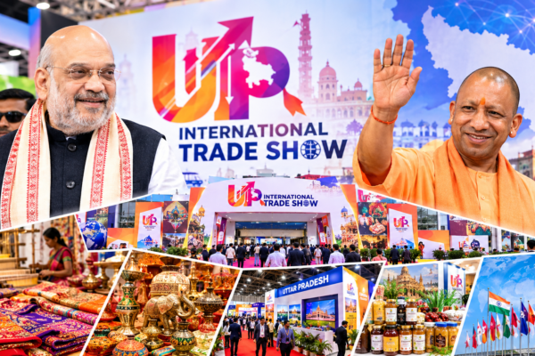 UP International Trade Show का आगाज, अमित शाह-योगी ने दिखाई यूपी के हुनर की ग्लोबल ताकत