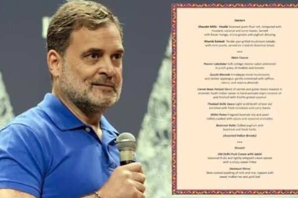 BRICS डिनर में सिर्फ शाकाहारी खाना परोसने पर सियासी घमासान, राहुल गांधी ने उठाए सवाल