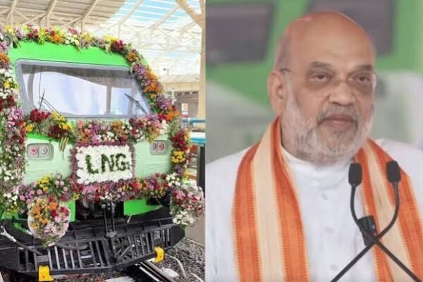 साबरमती से दौड़ी देश की पहली LNG ट्रेन, अमित शाह ने दिखाई हरी झंडी