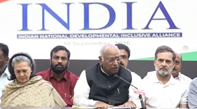 CEC के खिलाफ विपक्ष एकजुट, 1 नवंबर को INDIA गठबंधन की बड़ी रैली का ऐलान