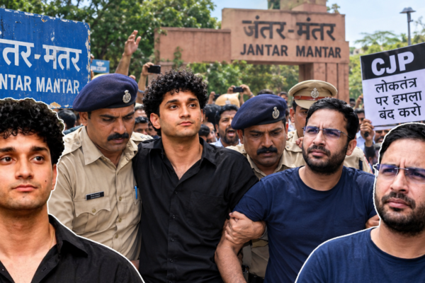 जंतर-मंतर पर रोक के बावजूद पहुंचे CJP नेता, सौरव दास समेत 3 हिरासत में