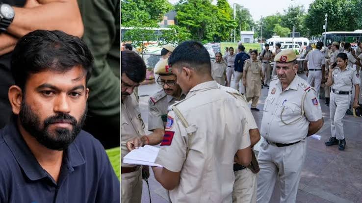 CJP प्रदर्शन से पहले दिल्ली पुलिस की बड़ी कार्रवाई, अभिजीत दिपके और नेहा बोरा हिरासत में