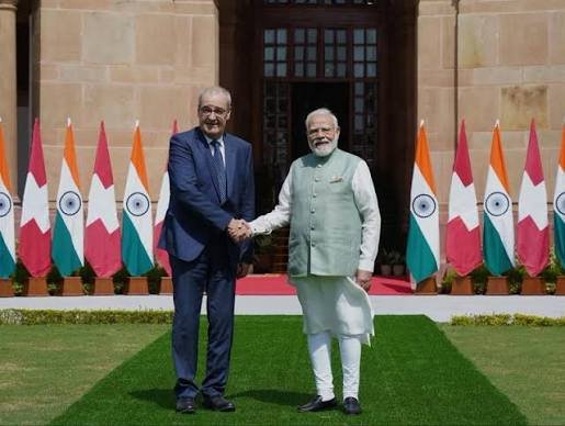 PM मोदी और स्विस राष्ट्रपति गाइ परमेलिन की अहम बैठक, व्यापार-निवेश से तकनीक तक कई मुद्दों पर चर्चा