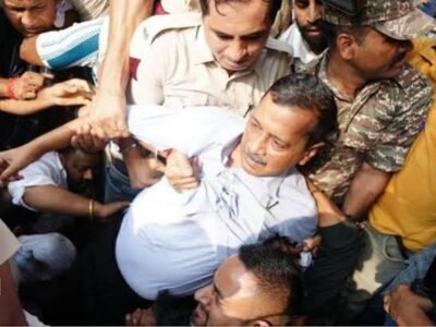 CJP प्रदर्शन के बीच दिल्ली में सियासी घमासान, अरविंद केजरीवाल और ममता बनर्जी हिरासत में; 600 से ज्यादा लोग डिटेन