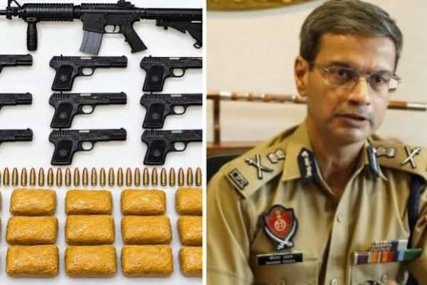 पंजाब में तस्करी नेटवर्क पर बड़ा एक्शन, M-16 राइफल, 9 पिस्तौल और 15 किलो अफीम के साथ 4 गिरफ्तार