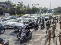 CJP प्रदर्शन को लेकर नोएडा में हाई अलर्ट, चिल्ला बॉर्डर पर सख्त चेकिंग से लगा लंबा जाम